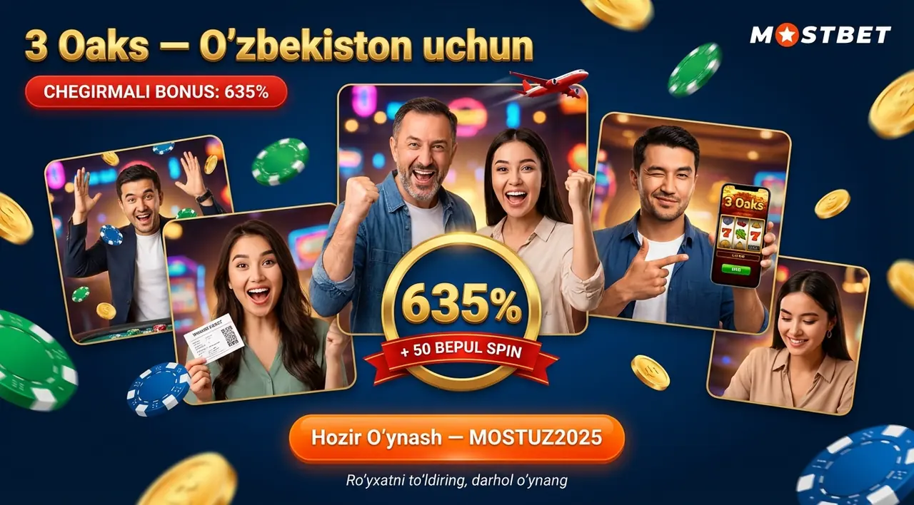 3 Oaks slot O'zbekiston